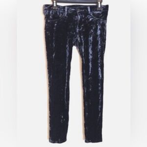 AG Adriano Goldschmied Crushed Grey Velvet
Super Skinny "The Legging" Size 30R